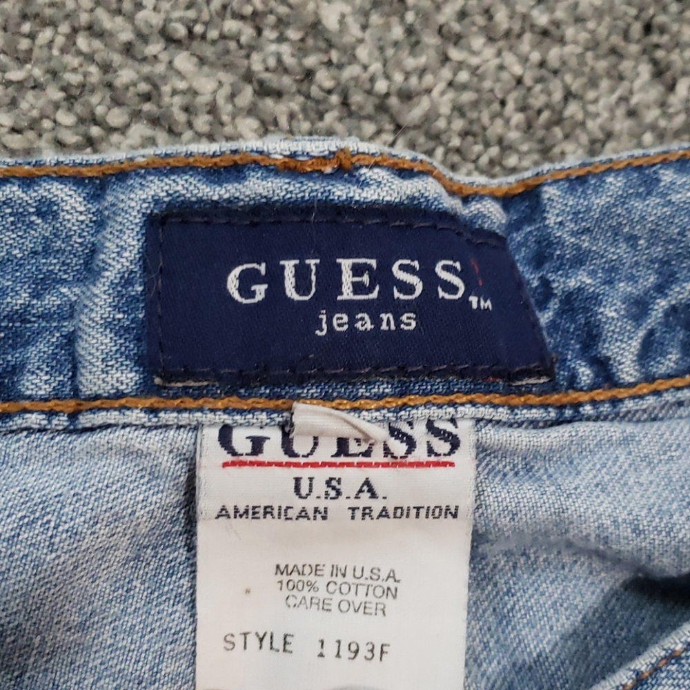Guess Light Blue Denim Shorts - Picture 4 of 6